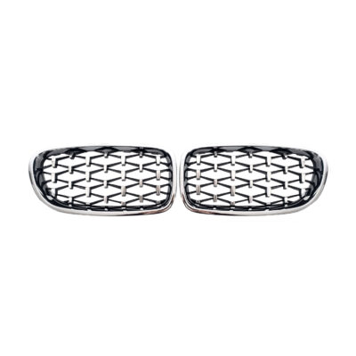 Ніздрі Diamond Silver ( хром рамка ) BMW 5 F10/F11 (2010–2017)