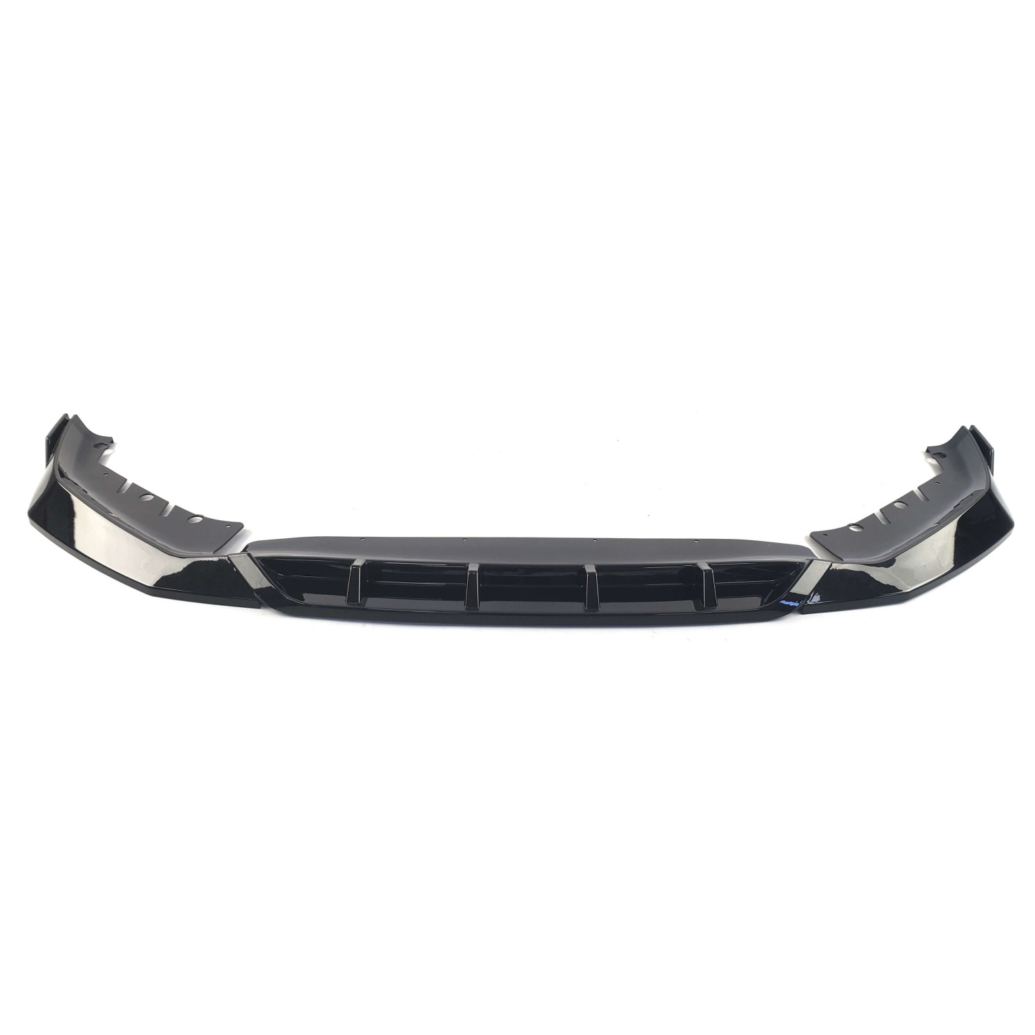 Губа ( переднього бампера ) Чорний глянець ( M-Performance V-Type ) V5 BMW 5 G30/G31 (2020–2023)
