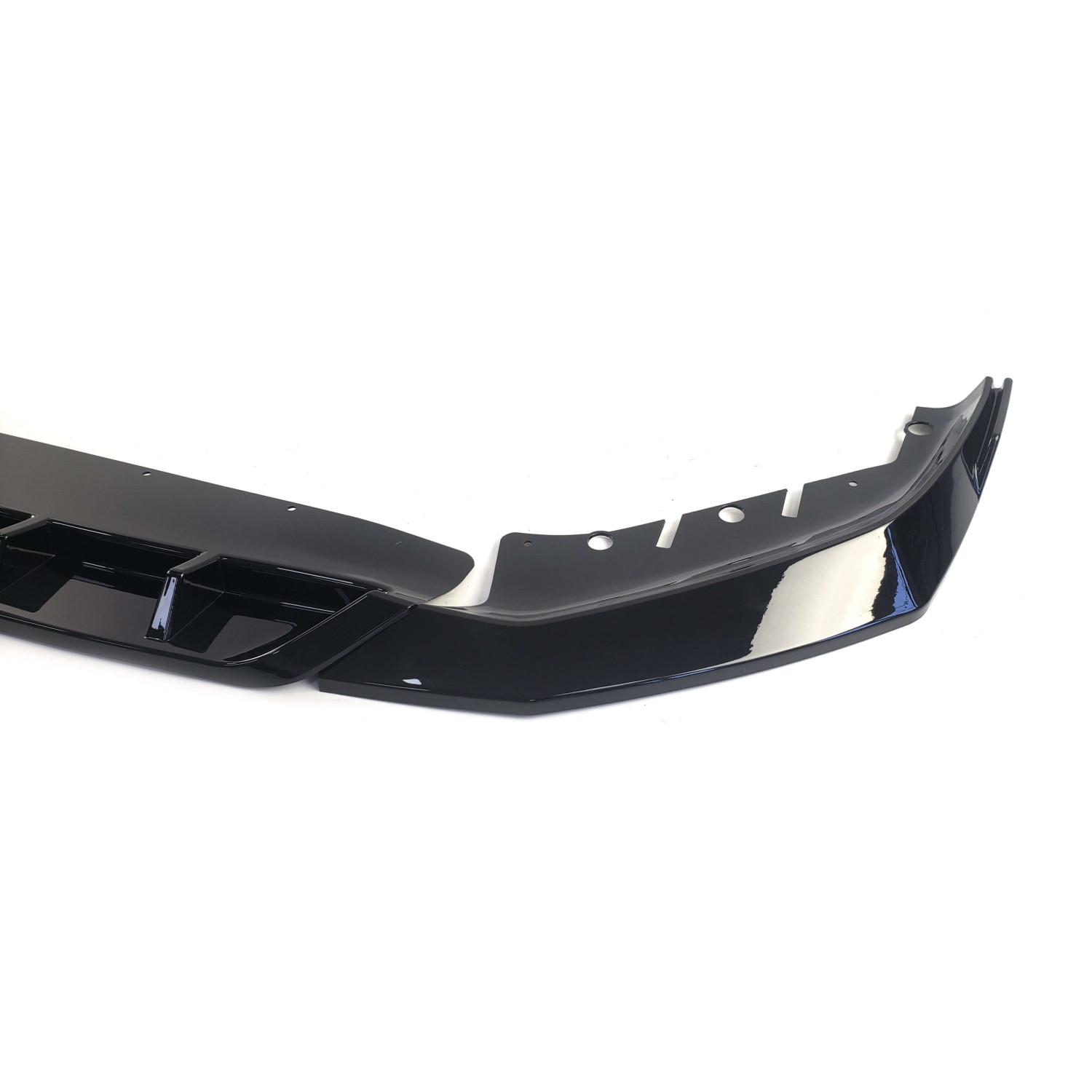 Губа ( переднього бампера ) Чорний глянець ( M-Performance V-Type ) V5 BMW 5 G30/G31 (2020–2023)