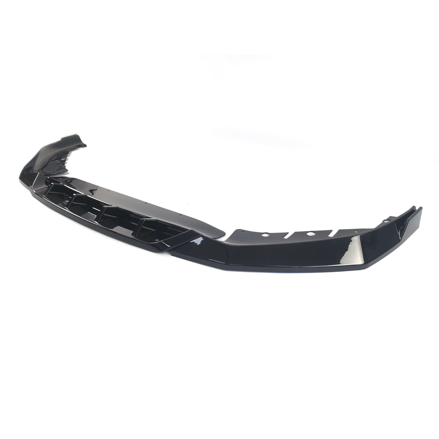 Губа ( переднього бампера ) Чорний глянець ( M-Performance V-Type ) V5 BMW 5 G30/G31 (2020–2023)