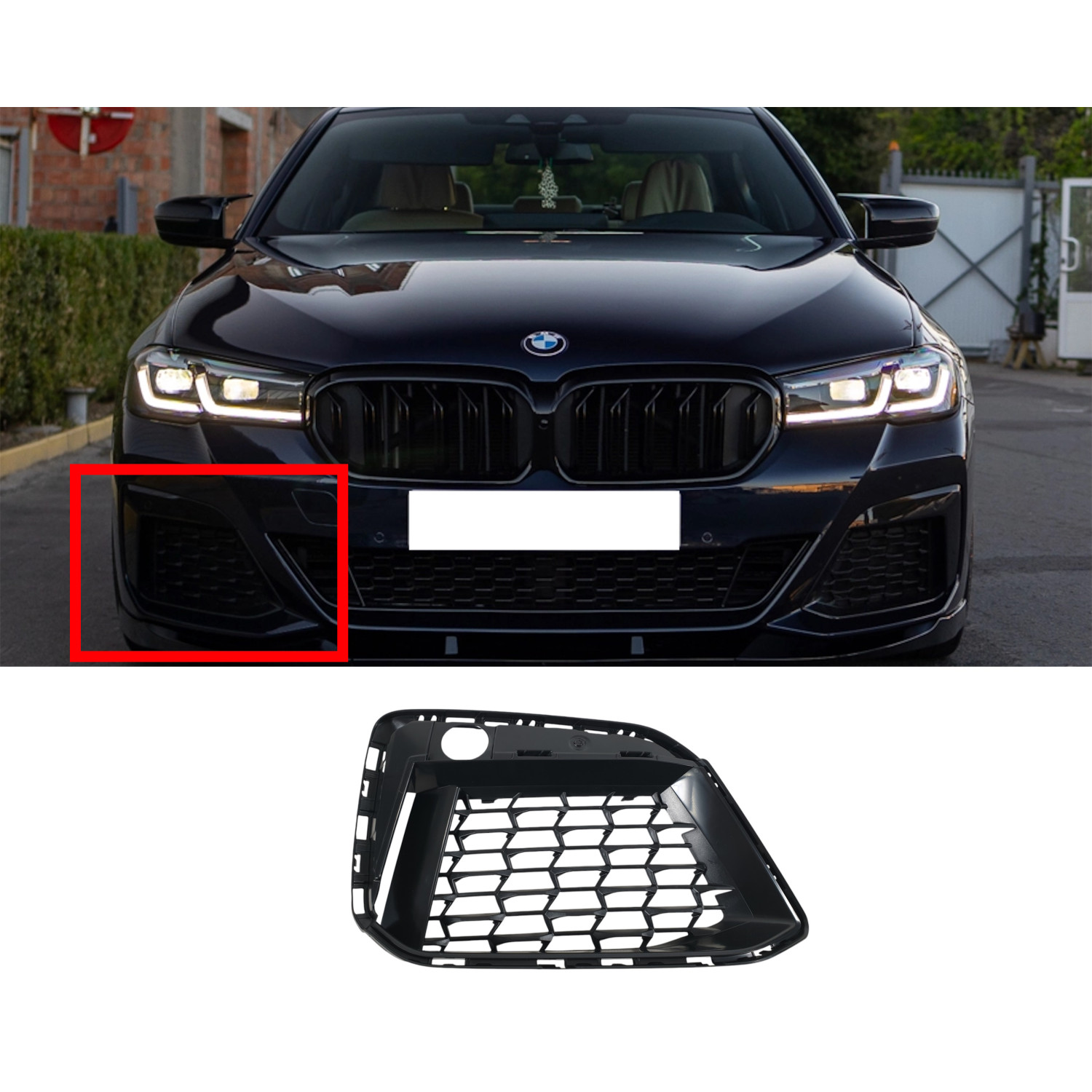 Решітки в бампер RH ( M-Paket ) BMW 5 G30/G31 (2020–2023)