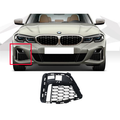 Решітки в бампер Чорний глянець RH ( М-пакет ) BMW 3 G20/G21