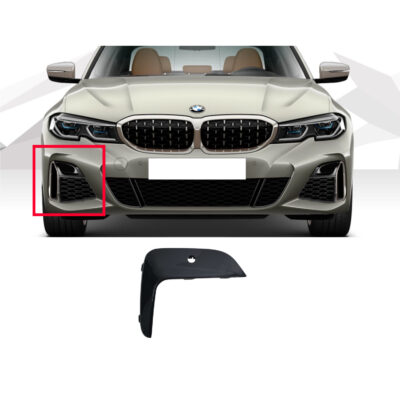Решітки в бампер Чорний глянець Накладка RH ( під PDC ) BMW 3 G20/G21