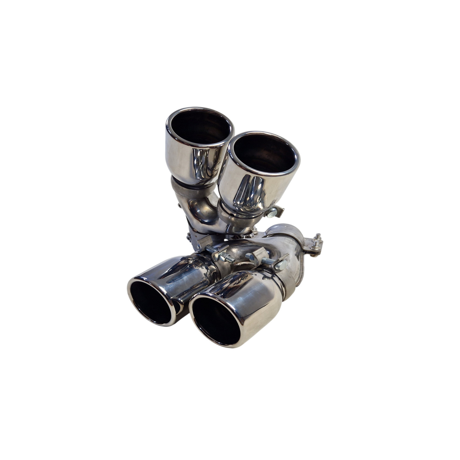 Насадки на вихлоп Chrome ( стиль M5 F90 ) BMW 5 G30/G31 (2017–2020)