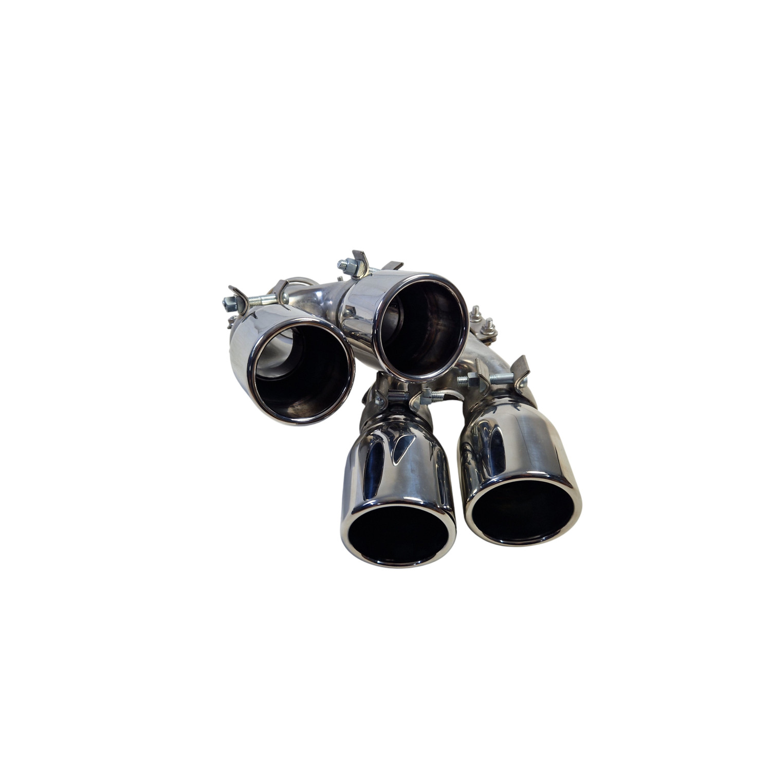 Насадки на вихлоп Chrome ( стиль M5 F90 ) BMW 5 G30/G31 (2017–2020)