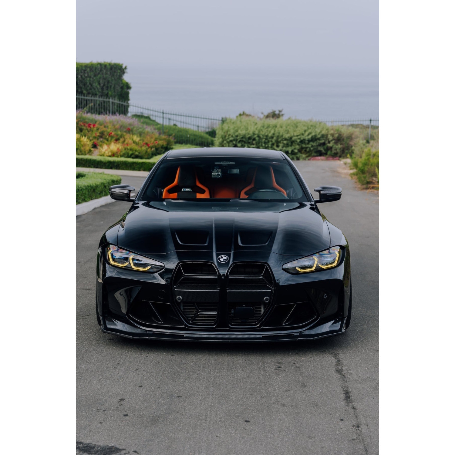 Губа ( Карбон ) V1 BMW M3 G80 / G81