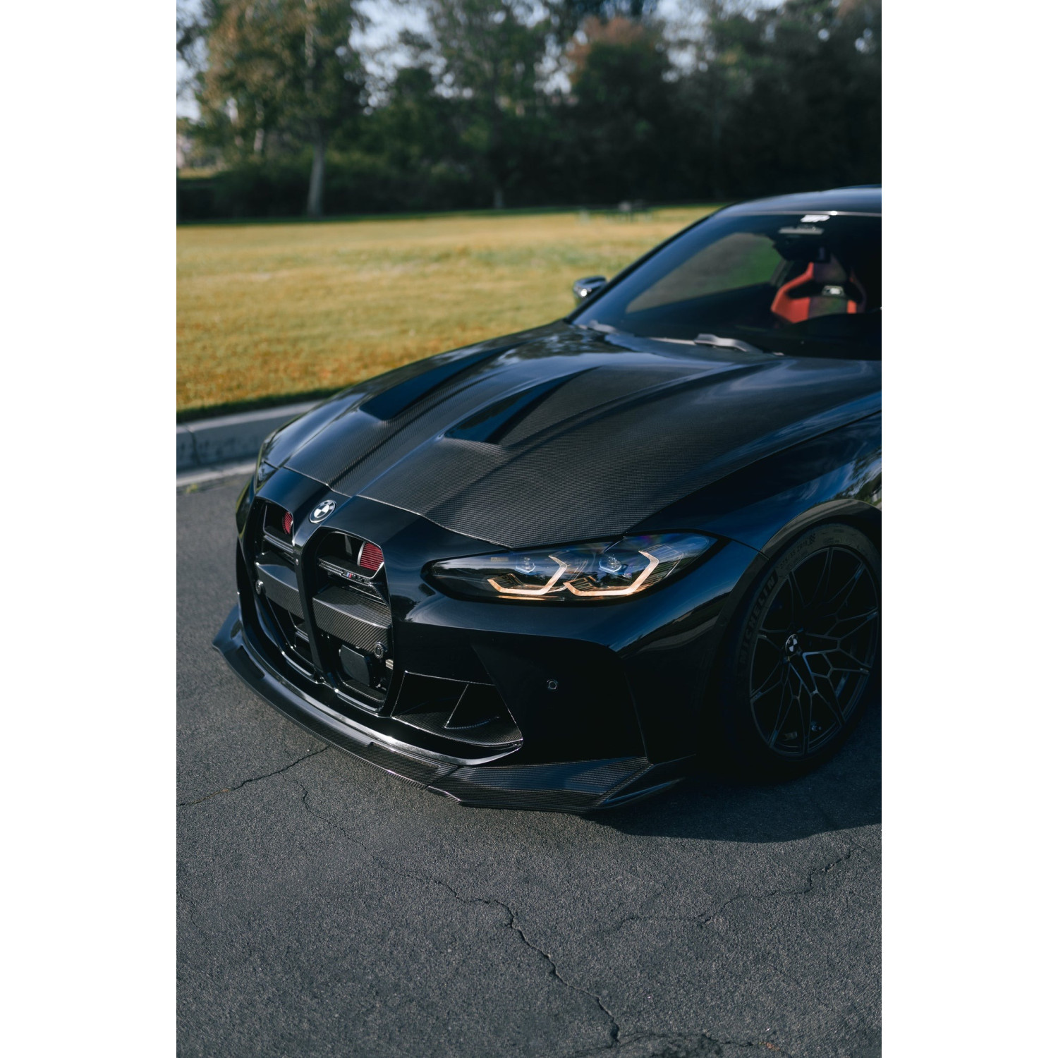 Губа ( Карбон ) V1 BMW M3 G80 / G81