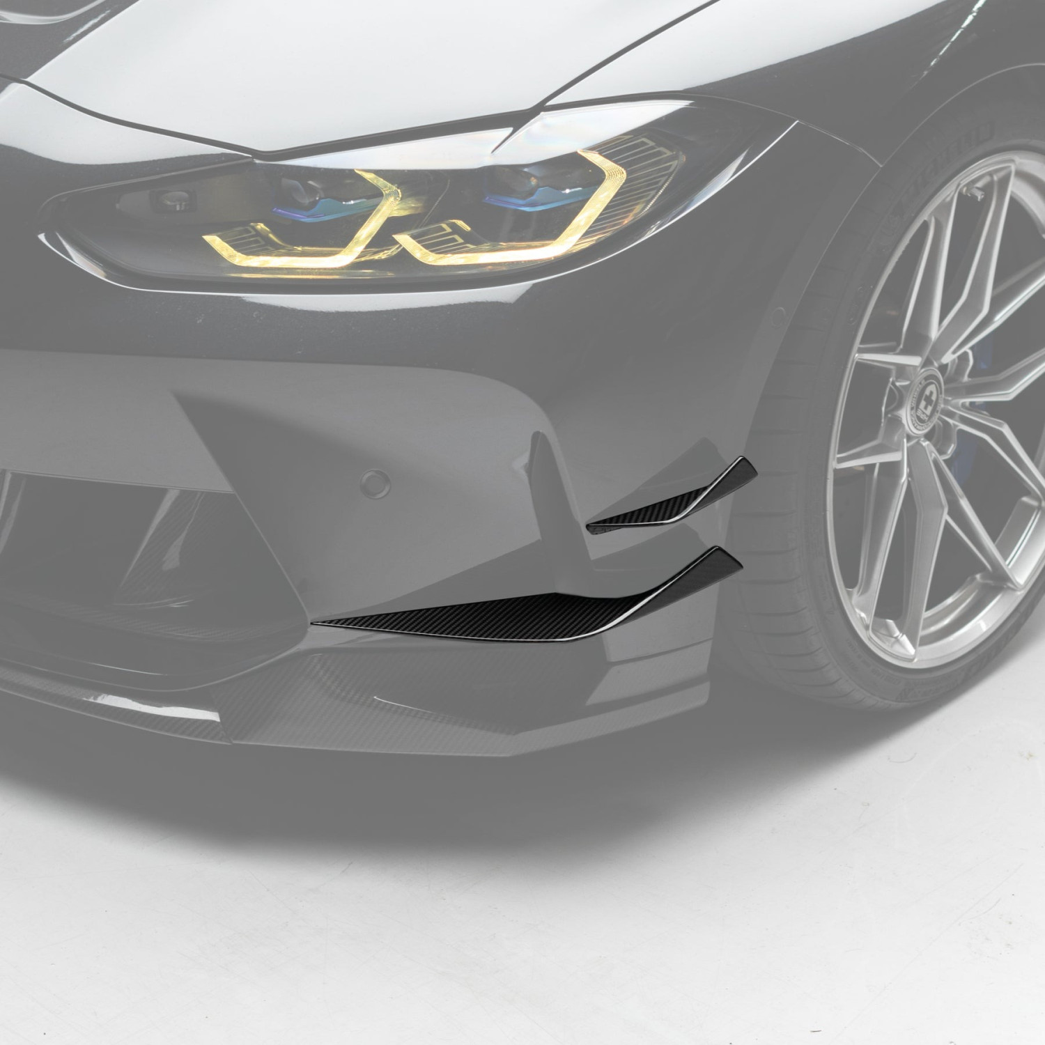 Губа ( Карбон ) ( канарди ) V2 BMW M3 G80 / G81