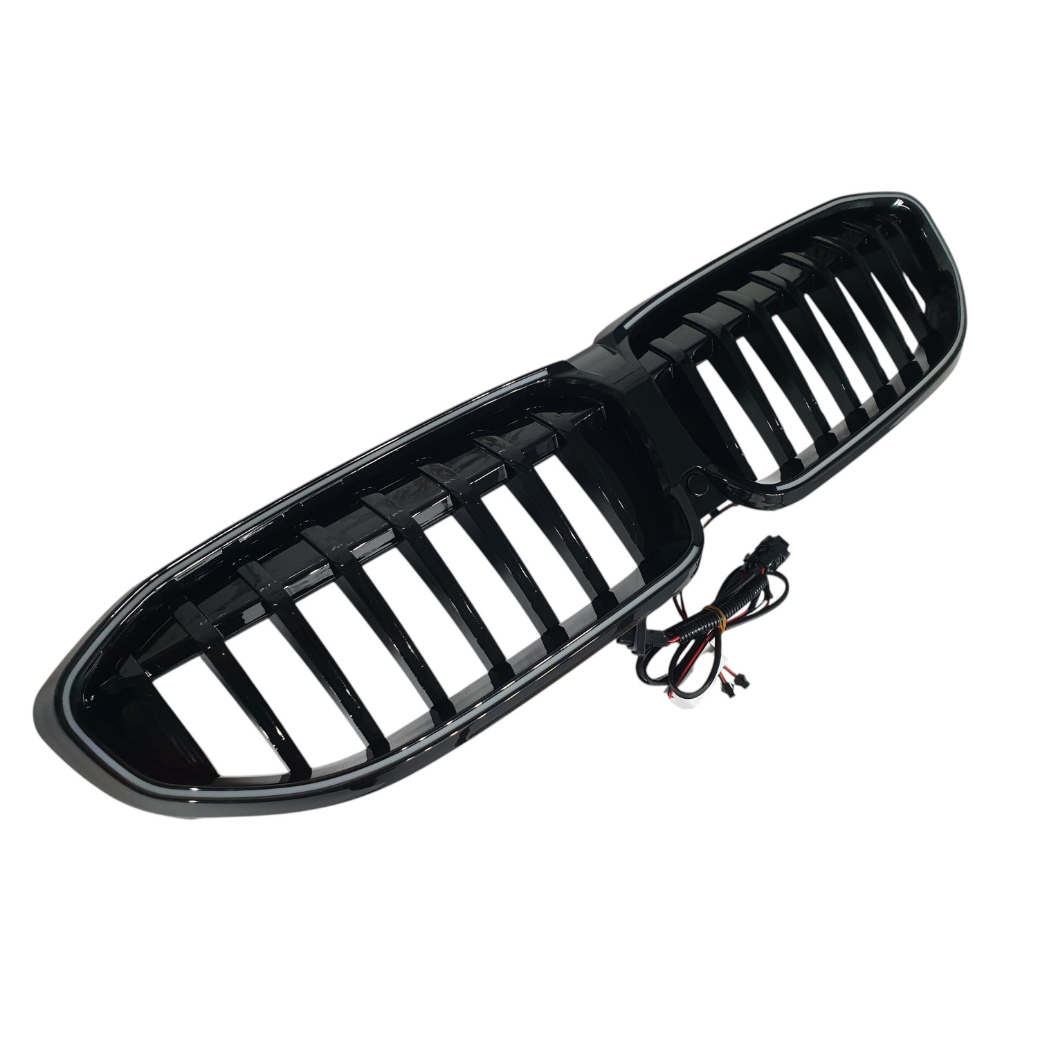 Ніздрі Чорний глянець LED ( Iconic Glow ) 1bar BMW 3 G20/G21 · PL-60D1AECF