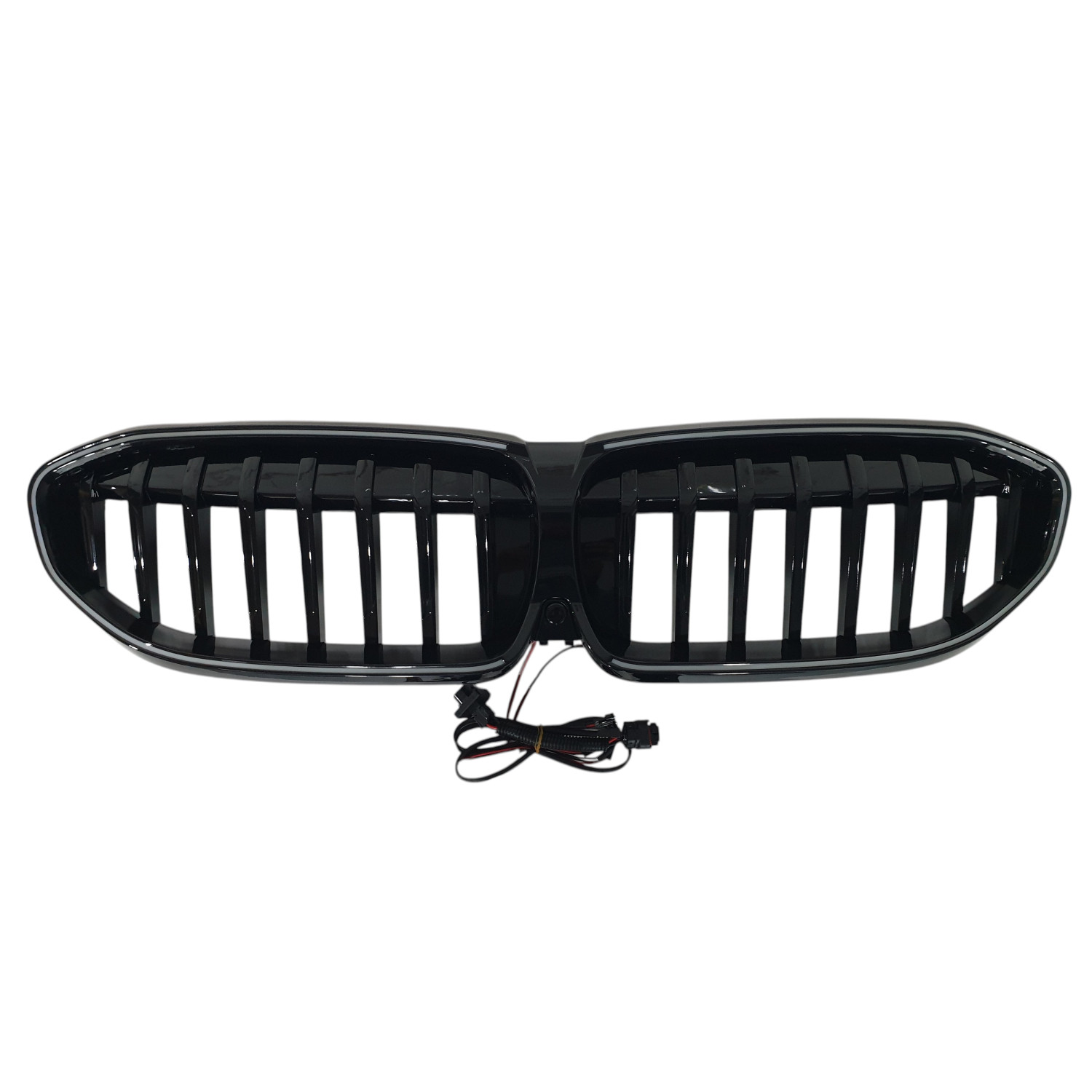Ніздрі Чорний глянець LED ( Iconic Glow ) 1bar BMW 3 G20/G21 · PL-60D1AECF