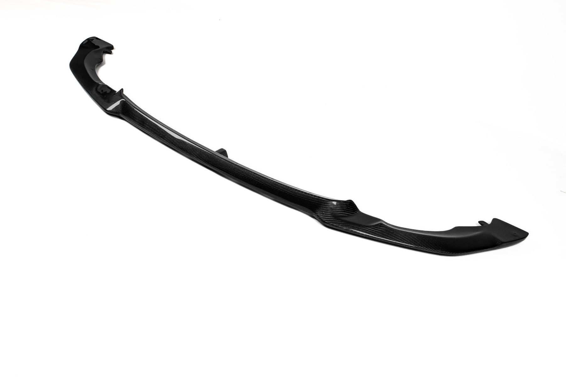 Карбонова накладка переднього бампера (Губа) на BMW M3 M4 F80 F82 F83 (Стиль CS)