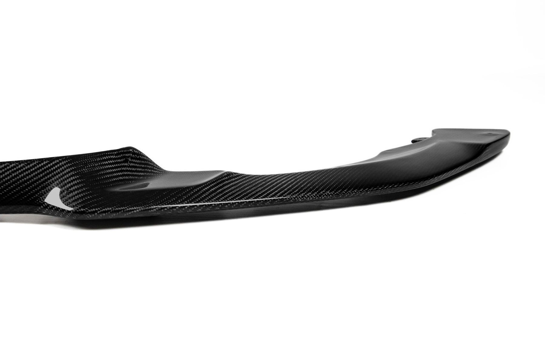 Карбонова накладка переднього бампера (Губа) на BMW M3 M4 F80 F82 F83 (Стиль CS)