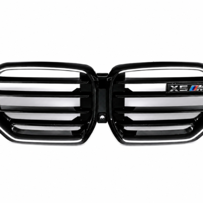 Ніздрі LED ( Iconic Glow ) Чорний глянець (Стиль X5M F95 2023+) на BMW X5 G05 (2018-2026)