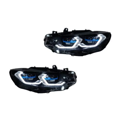 Передня оптика (Фари) для BMW 4 Series F32 F33 F36 (2013-2015) FULL LED (Стиль G80) з блоками (6 PIN)
