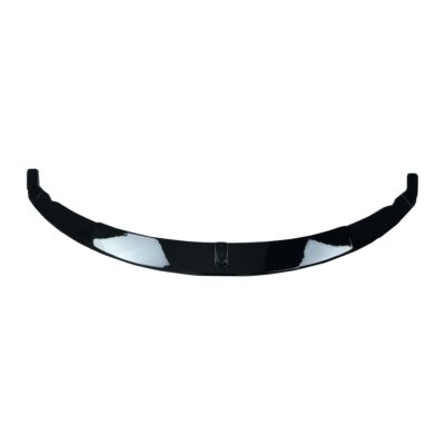 Накладка переднього бампера (Губа) на BMW F30 F31 (Стиль M-performance) Чорний глянець