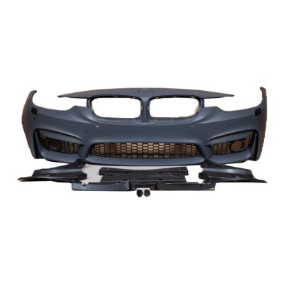 Передній бампер BMW F30 F31 (2012-2018) Стиль M3 F80 (Під туманки)
