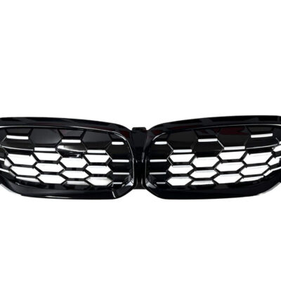 Решітка радіатора (без отвора) · Соти (Black / Silver) BMW 3 G20 рест. 51135A357F9