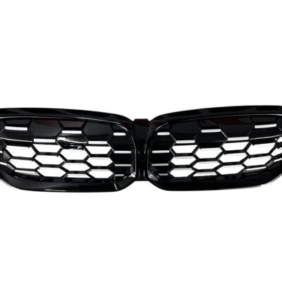 Решітка радіатора (з отвором) · Соти (Black / Silver) BMW 3 G20 рест. 51135A35800